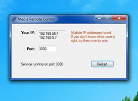 Media Remote for Windows capture d'écran 1