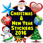 Christmas & New Year Stickers icône