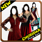 Women Churidar Photo Suit icône