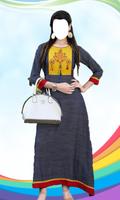 Women Kurti Photo Suit Affiche