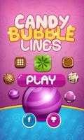 Candy Bubble Lines Poster