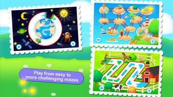 Toddler Maze 123 for Kids Free اسکرین شاٹ 1