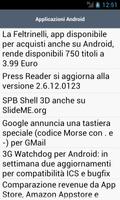 Androidissimo.com RSS screenshot 1