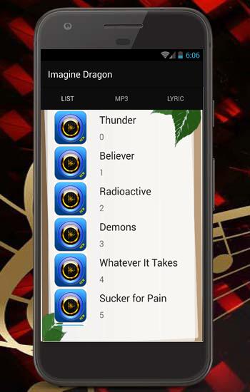 Imagine Dragon Thunder Top Song And Lyric For Android Apk Download - imagine dragons thunder roblox