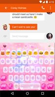 Valentine's Day Emoji Keyboard captura de pantalla 3