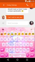 Valentine's Day Emoji Keyboard imagem de tela 3