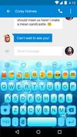 Emoji Keyboard-Water Drop скриншот 3