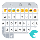 White 6S Emoji Keyboard आइकन