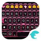 Wild Black Emoji Keyboard أيقونة