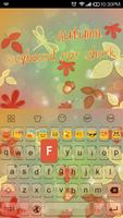 Emoji Keyboard-Autumn captura de pantalla 1