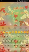 Emoji Keyboard-Autumn captura de pantalla 2