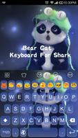 Emoji Keyboard-Bear Cat تصوير الشاشة 1