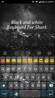 Emoji Keyboard-Black And White স্ক্রিনশট 1