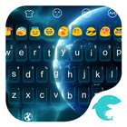 Emoji Keyboard-Blue Ball icono