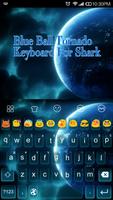 Emoji Keyboard-Blue Ball captura de pantalla 1