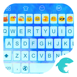Emoji Keyboard-Blue