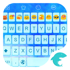Emoji Keyboard-Blue icône