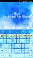 Emoji Keyboard-Blue capture d'écran 2