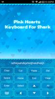 Emoji Keyboard-Blue Hearts capture d'écran 2