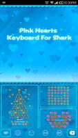 Emoji Keyboard-Blue Hearts ภาพหน้าจอ 3