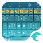 Emoji Keyboard-Blue Ocean आइकन