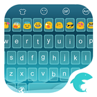 Emoji Keyboard-Blue Ocean icône