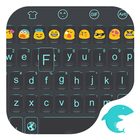Emoji Keyboard-Blue Light icono