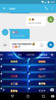 Blue Space Emoji Keyboard syot layar 3