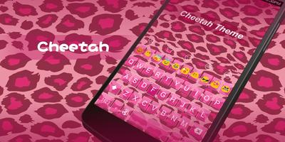 Gif Keyboard-Beautiful Cheetah Affiche