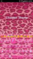 Gif Keyboard-Beautiful Cheetah captura de pantalla 1