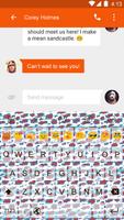 برنامه‌نما Emoji Keyboard-Cheetah عکس از صفحه