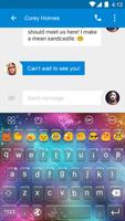 برنامه‌نما Emoji Keyboard-Color Sparks عکس از صفحه