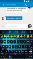 Emoji Keyboard-Moon Light screenshot 3