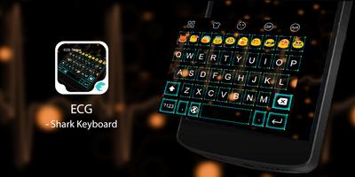 Emoji Keyboard-Electric постер