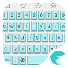 Emoji Keyboard-Blue Emoticon icône