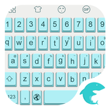 ikon Emoji Keyboard-Blue Emoticon