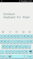 Emoji Keyboard-Blue Emoticon capture d'écran 1