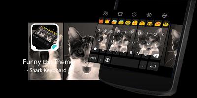 Emoji Keyboard-Funny Cat poster