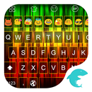 Emoji Keyboard-Glod Glass APK