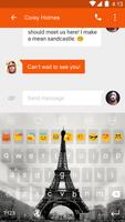 Emoji Keyboard-Gray Paris اسکرین شاٹ 3