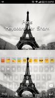 Emoji Keyboard-Gray Paris скриншот 1