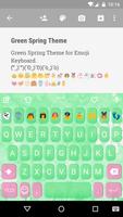 Green Spring Keyboard Emoji постер