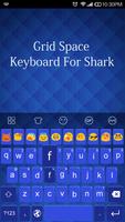 Emoji Keyboard-Blue Space imagem de tela 2