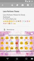 Lace Lerfume Keyboard Emoji capture d'écran 1