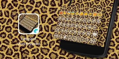Emoji Keyboard-Leopard Affiche