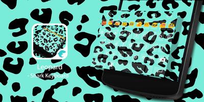 Emoji Keyboard-Leopard الملصق