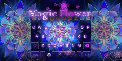 Emoji Keyboard-Magic Flower الملصق
