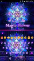 برنامه‌نما Emoji Keyboard-Magic Flower عکس از صفحه