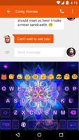 برنامه‌نما Emoji Keyboard-Magic Flower عکس از صفحه