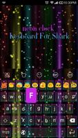Emoji Keyboard-Neon Night imagem de tela 2